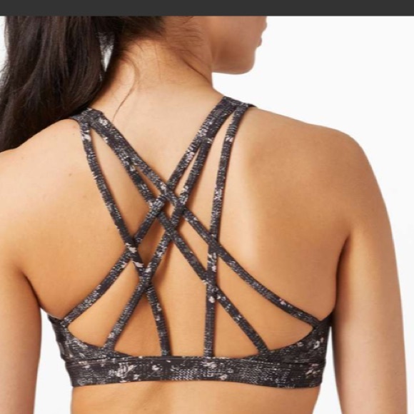 1012. NWOT - Lululemon Set Bra & 21” Crop Equalized Multi - Picture 4 of 14